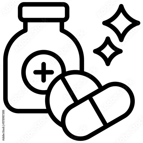 Vitamin Icon Outline
