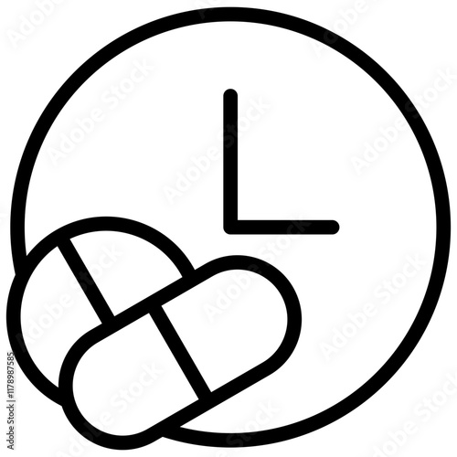 Dosage Icon Outline