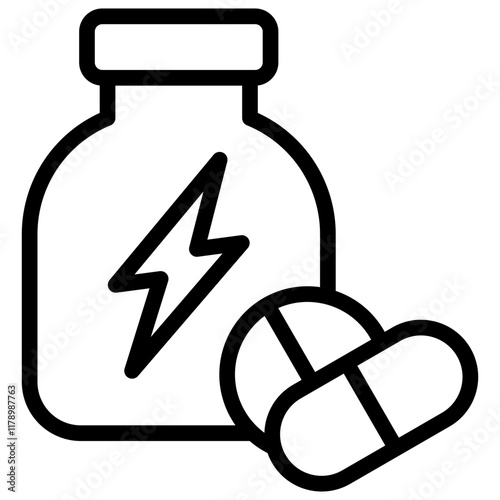 Supplement Icon Outline