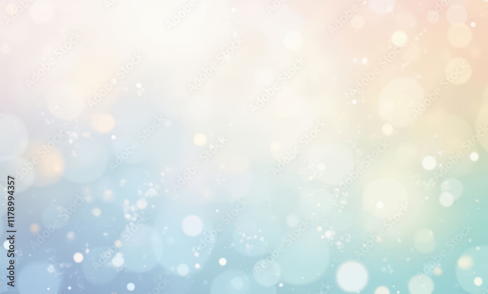 Soft pastel bokeh background with light orbs Soft pastel bokeh background with light orbs
