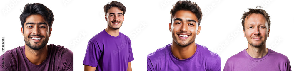 A young, good-looking European Caucasian man in a casual t-shirt, grinning happily. A young, good-looking European Caucasian man in a casual t-shirt, grinning happily.