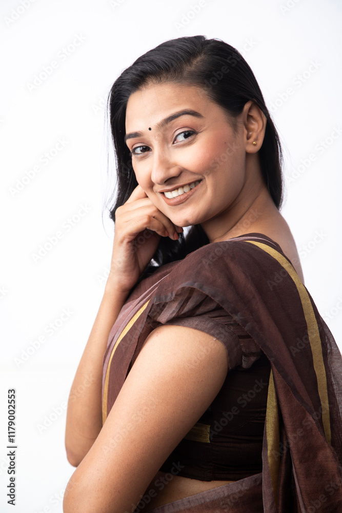 Model Smiling While Looking At Camera Model Smiling While Looking At Camera