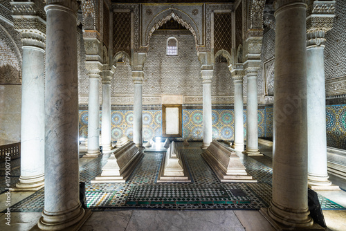 Saadien Tombs, Marrakesh, Morocco photo