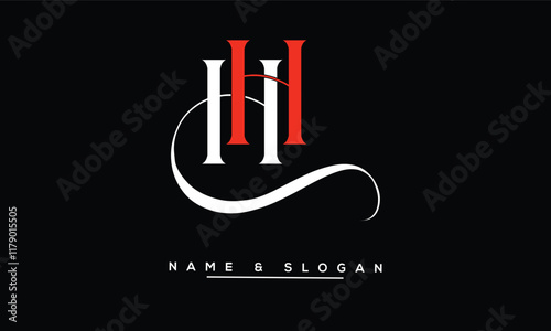 HH Abstract Letters Logo Monogram