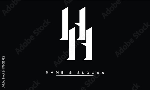 HH Abstract Letters Logo Monogram
