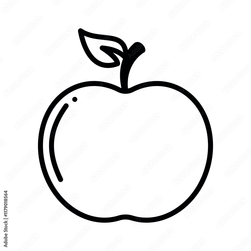 apple icon vector design template elegant style 1