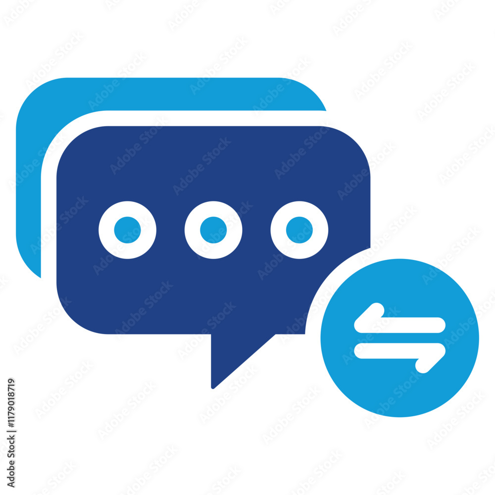 Fototapeta premium Feedback Icon Dual Tone Color