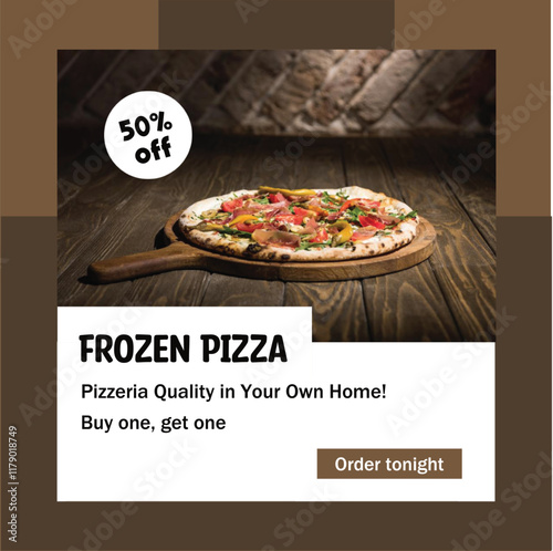 Delicious Frozen Pizza with Pizzeria Quality