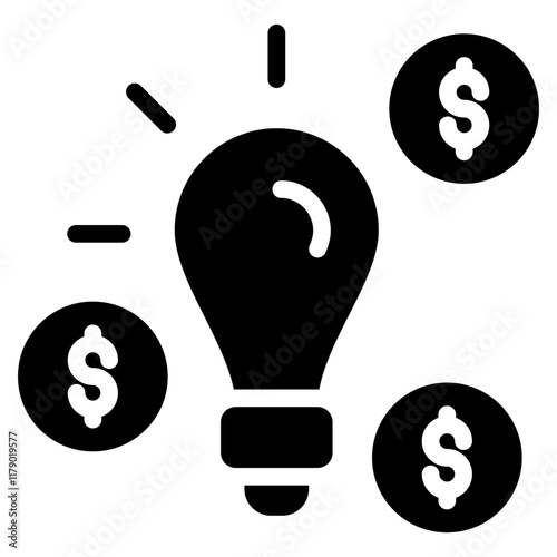 Incentive Icon Black Solid