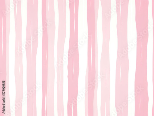 Eye catching Baby pink and white striped background
