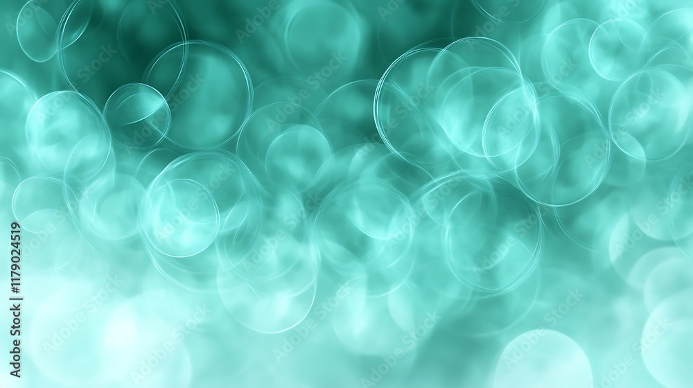 Abstract teal bokeh background. Abstract teal bokeh background.