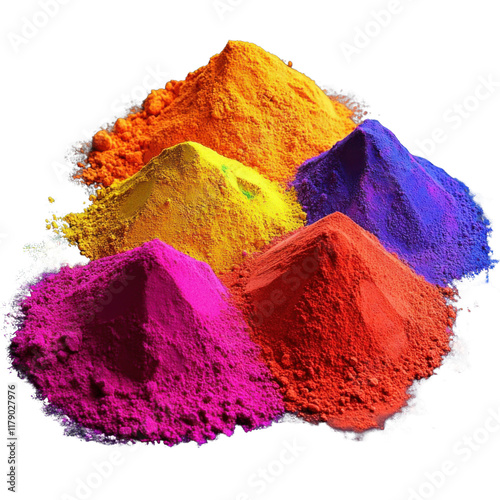 r realistic colorful holi gulal photo