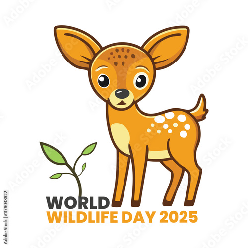 World Wildlife Animal Day Vector Design