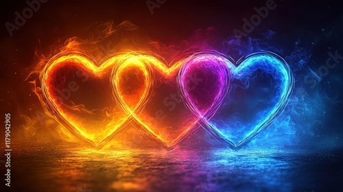 Fiery Hearts: A Trilogy of Love's Burning Passion