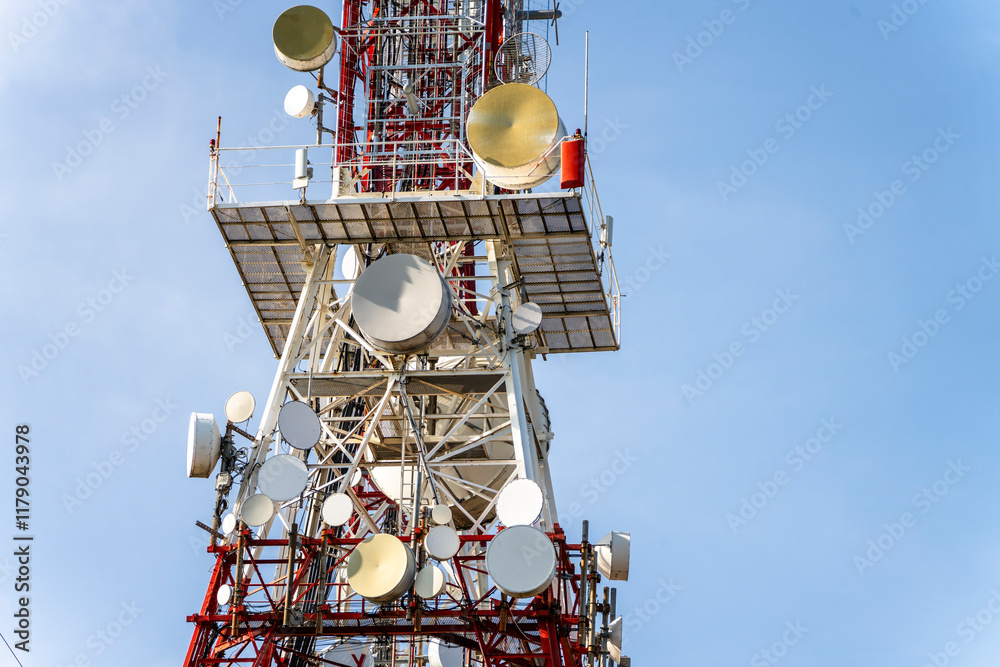 Radio Tower in Domaio, Moana - Spain