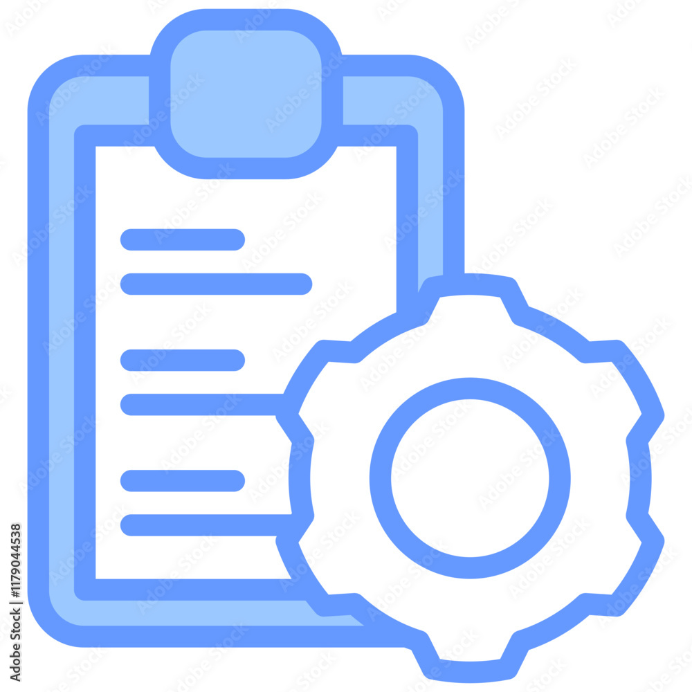 Project Icon Outline Blue Project Icon Outline Blue