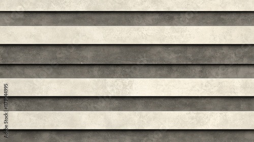Abstract horizontal stripes, gray and beige textured background.