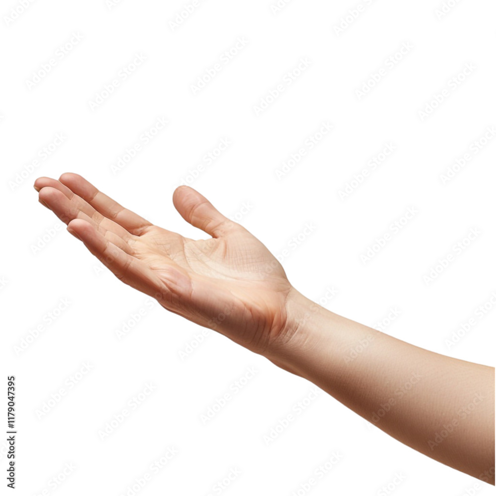Hand of a Person Isolated on a Transparent Background Hand of a Person Isolated on a Transparent Background