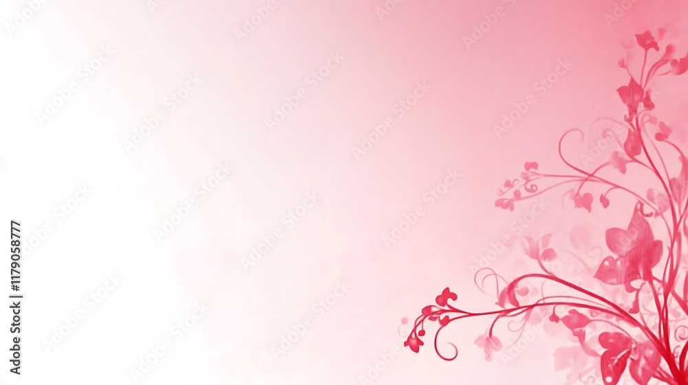 Delicate Pink Floral Design Soft Background Delicate Pink Floral Design Soft Background