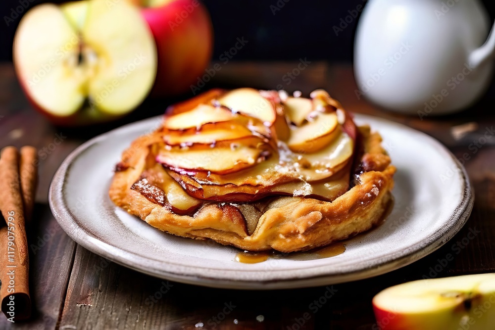 79 apple and cinnamon galette a rustic open faced pastry with sp 79 apple and cinnamon galette a rustic open faced pastry with sp