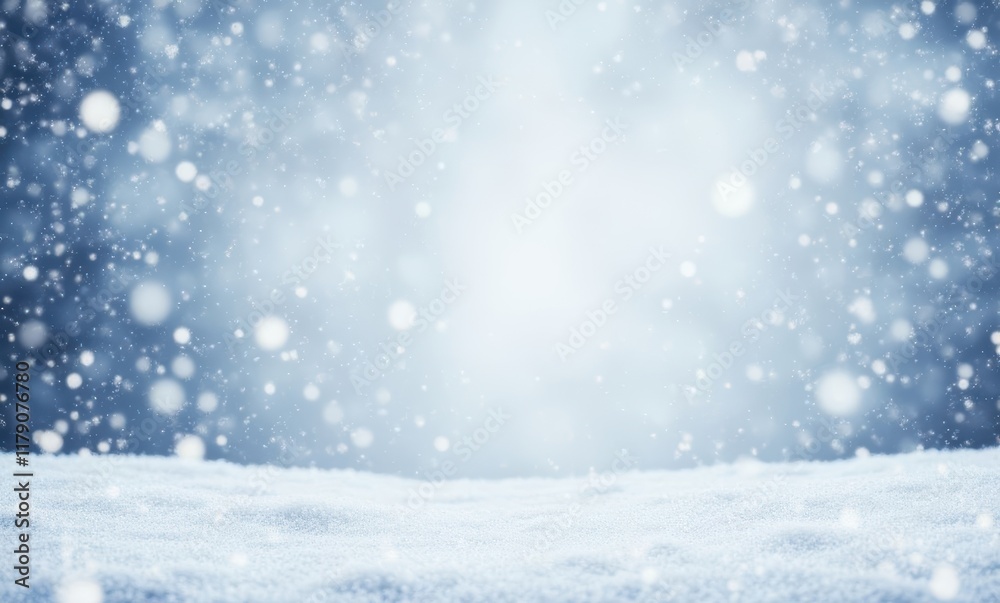 Enchanting snowy winter landscape scene Enchanting snowy winter landscape scene