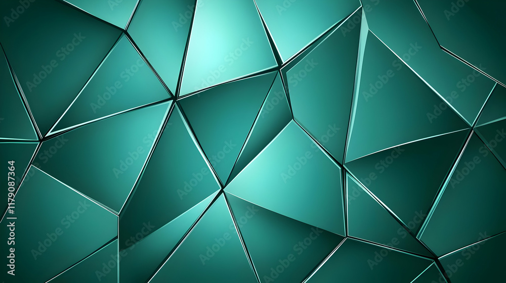 Teal Abstract 3D Background Teal Abstract 3D Background