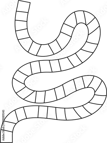 board game path for kid activity book