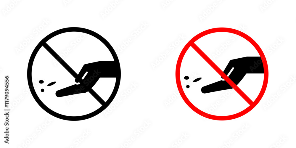 Do not feed the animals sign vector graphic pack Do not feed the animals sign vector graphic pack