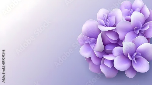 Delicate Lavender Blossoms on a Soft Background