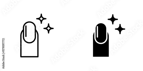 Manicure icons vector graphic pack