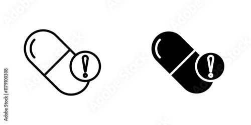 Overdose icons vector graphic pack