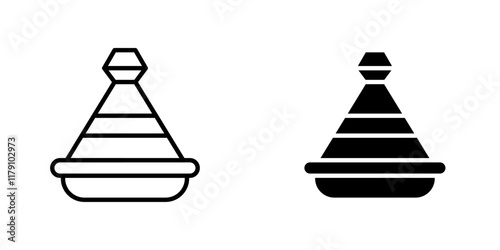 Tajine icons vector graphic pack