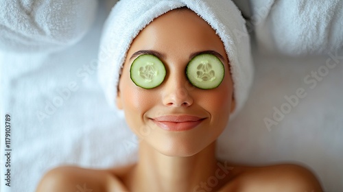 Relaxation and rejuvenation during a facial treatment at a wellness spa