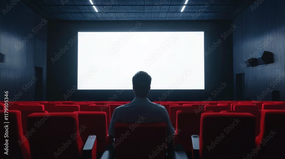 People are watching movie in the cinema or theater hall. Vector illustration of visiting cinema or theater to watch movie on the big screen. Screen blank with cory People are watching movie in the cinema or theater hall. Vector illustration of visiting cinema or theater to watch movie on the big screen. Screen blank with cory
