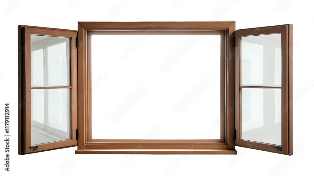 Window frame isolated on transparent background. Window cutout, PNG Window frame isolated on transparent background. Window cutout, PNG