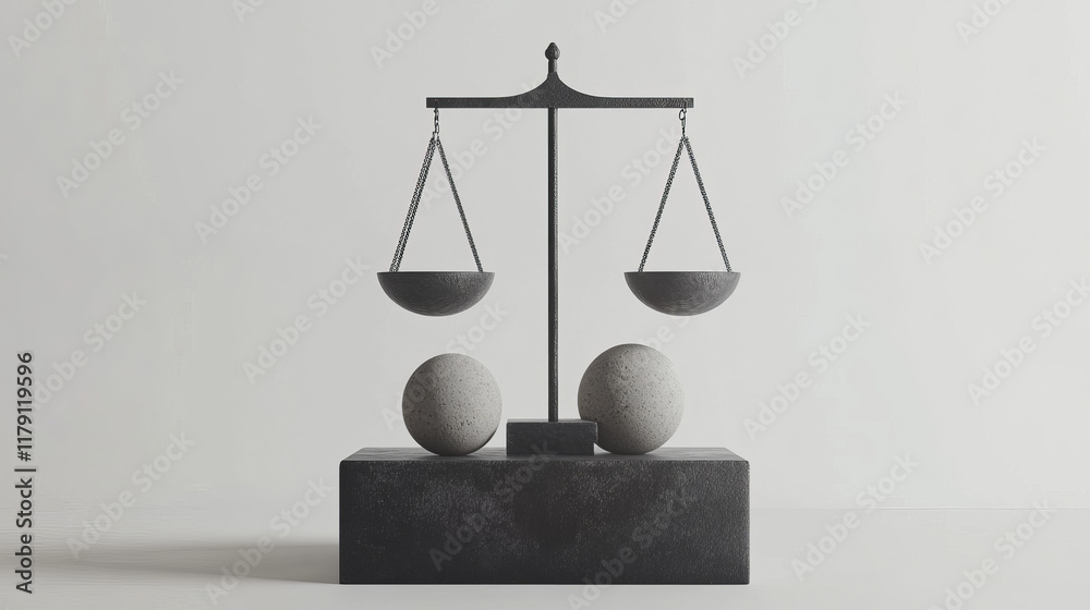 Black law scale icons with balance position isolated on white background Black law scale icons with balance position isolated on white background