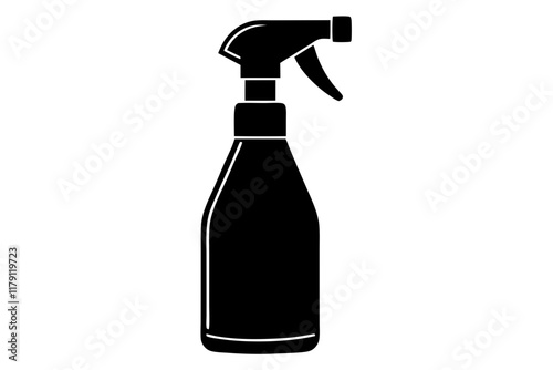 spray bottle isolated on white