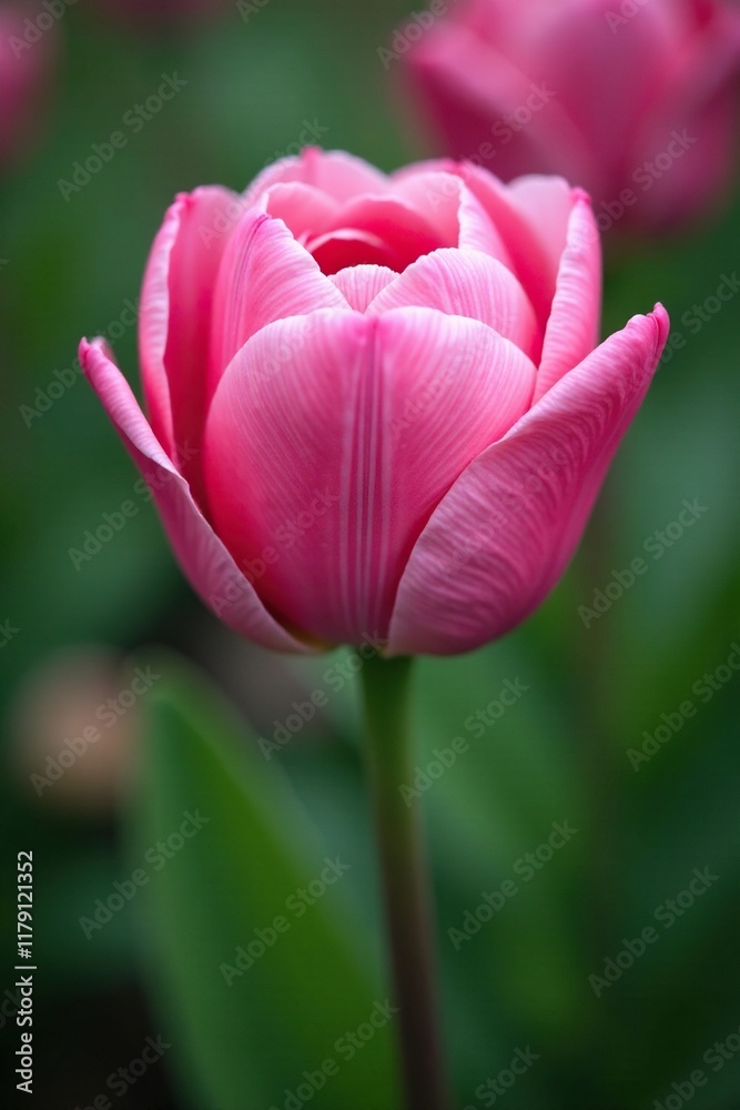 Soft pink petals folded tightly around a central bud, spring, garden, bud Soft pink petals folded tightly around a central bud, spring, garden, bud