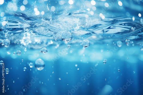 Wallpaper Mural Incredible Blue rippled wave water texture abstract nature background clear calm water pattern Torontodigital.ca