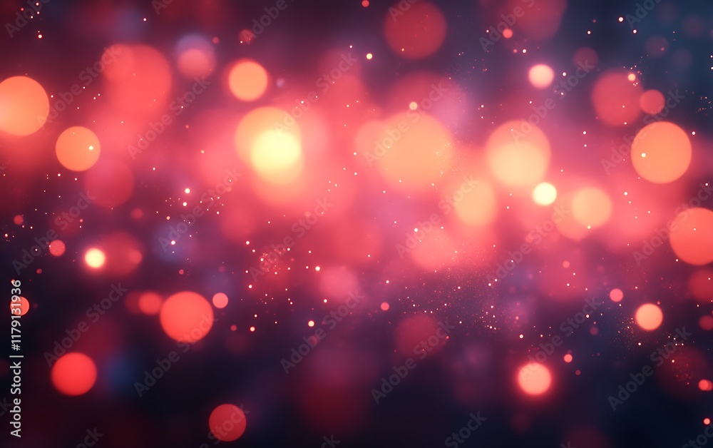 Abstract red and orange bokeh lights. Abstract red and orange bokeh lights.