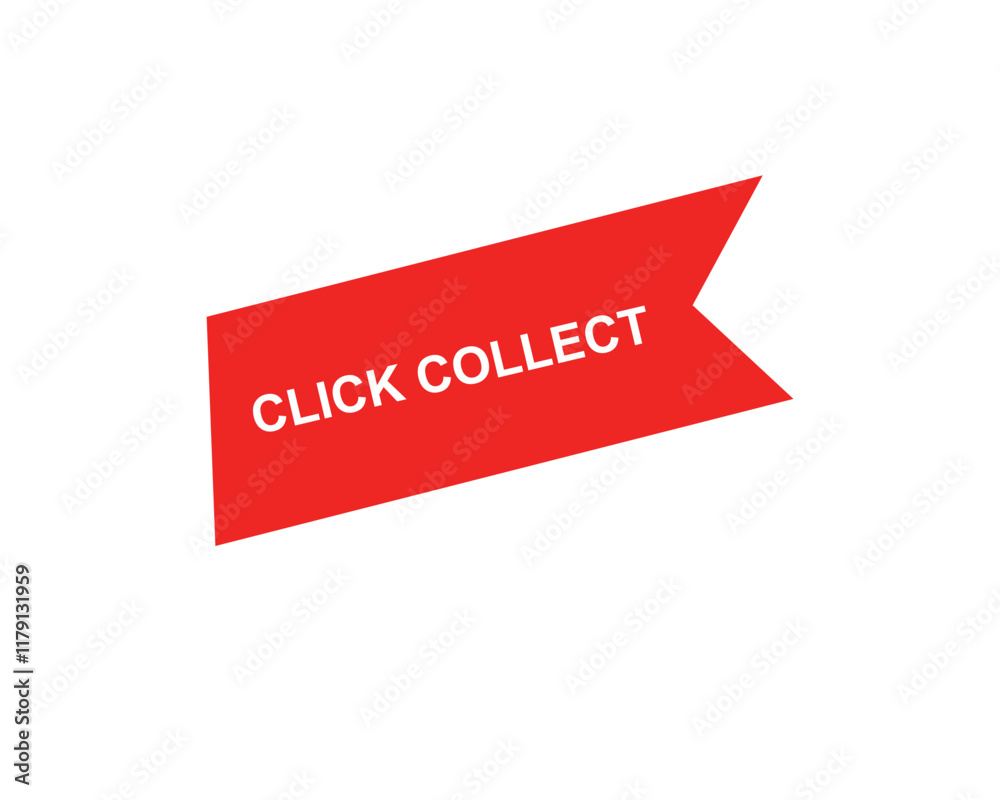 Click collect web Vector Illustration button label template text with colorful icon Click collect web Vector Illustration button label template text with colorful icon
