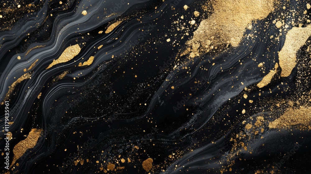 Abstract black and gold luxury background concept Abstract black and gold luxury background concept