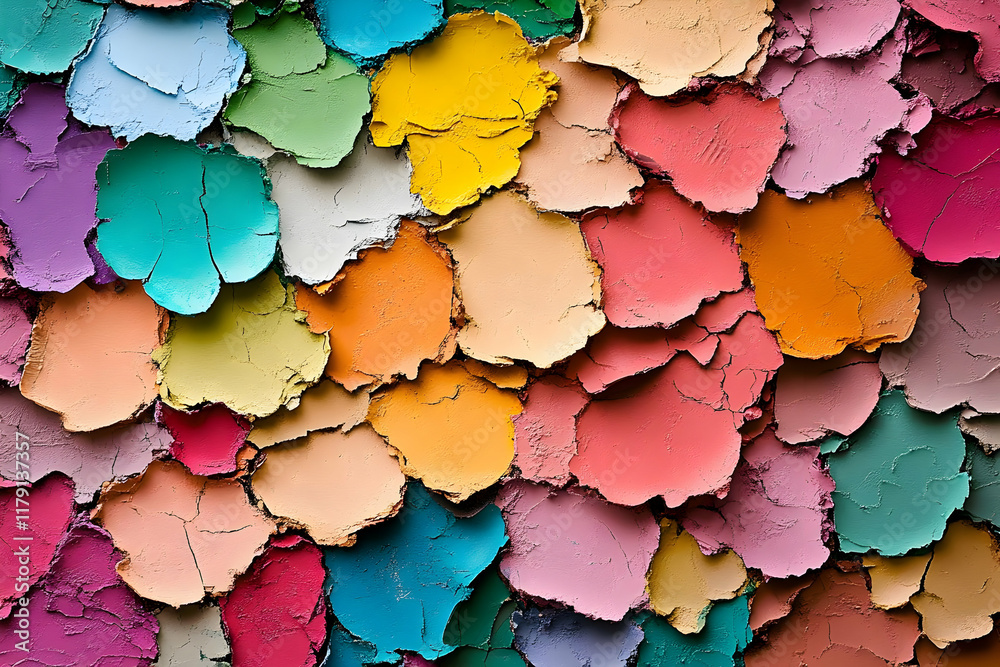 Abstract Colorful Paint Texture Abstract Colorful Paint Texture