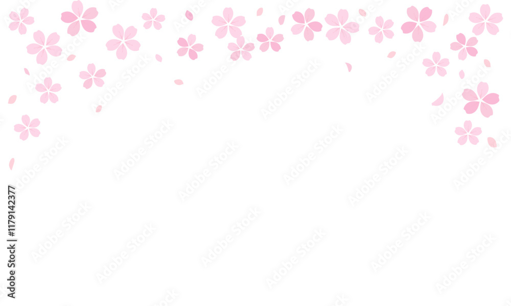 Cherry blossom Sakura flower isolated on white background vector. Cherry blossom Sakura flower isolated on white background vector.
