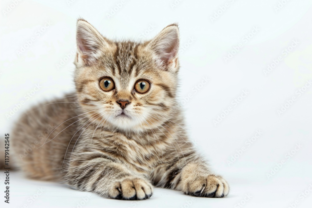 Detailed Visual of Beautiful European Shorthair Cat Detailed Visual of Beautiful European Shorthair Cat