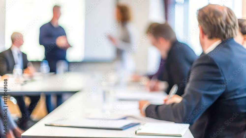 Business Strategy Workshop Blur – A soft-focus image of a business strategy workshop with professionals brainstorming ideas.
Business Strategy Workshop Blur – A soft-focus image of a business strategy workshop with professionals brainstorming ideas.