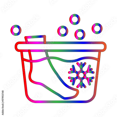 Soak Icon line gradient icon