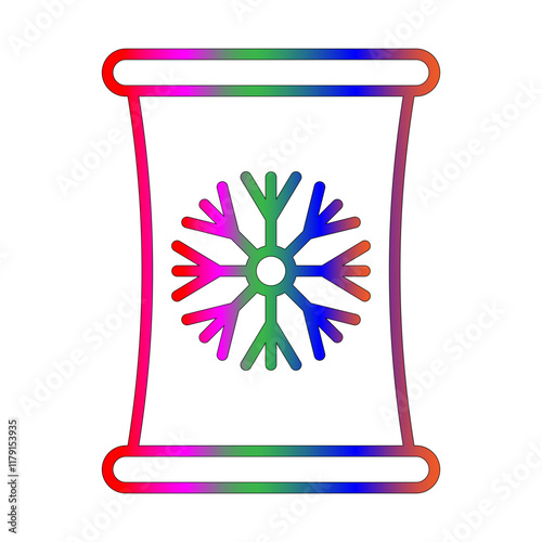 Cold Pack line gradient icon