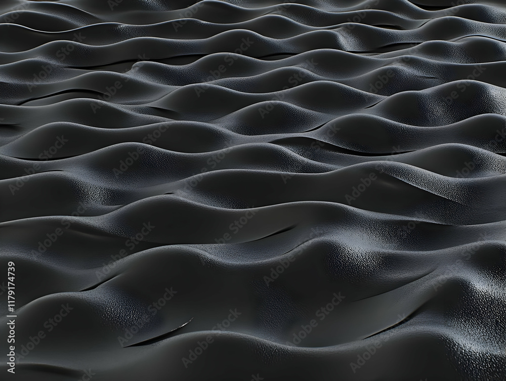 Obraz premium Dark Wave 3D Abstract Background