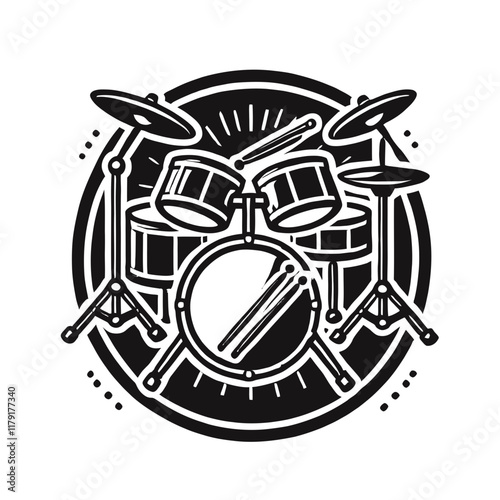 Musical Band Vector Illustration
